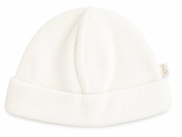 Baby Gi babymuts offwhite van zachte katoen.