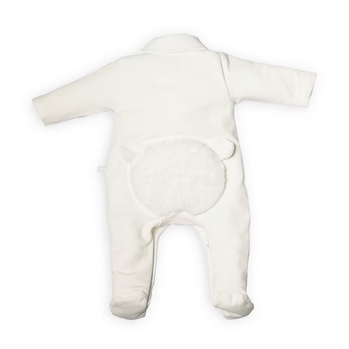 Boxpakje met faux fur teddy in offwhite van het merk First (My First Collection)