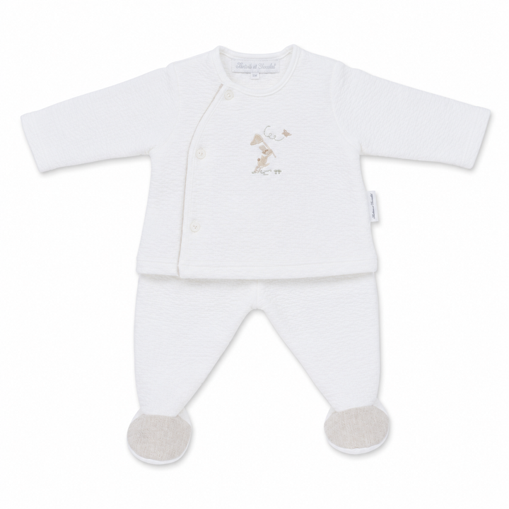 Garden party natural babypakje tweedlig van theophile et patachou