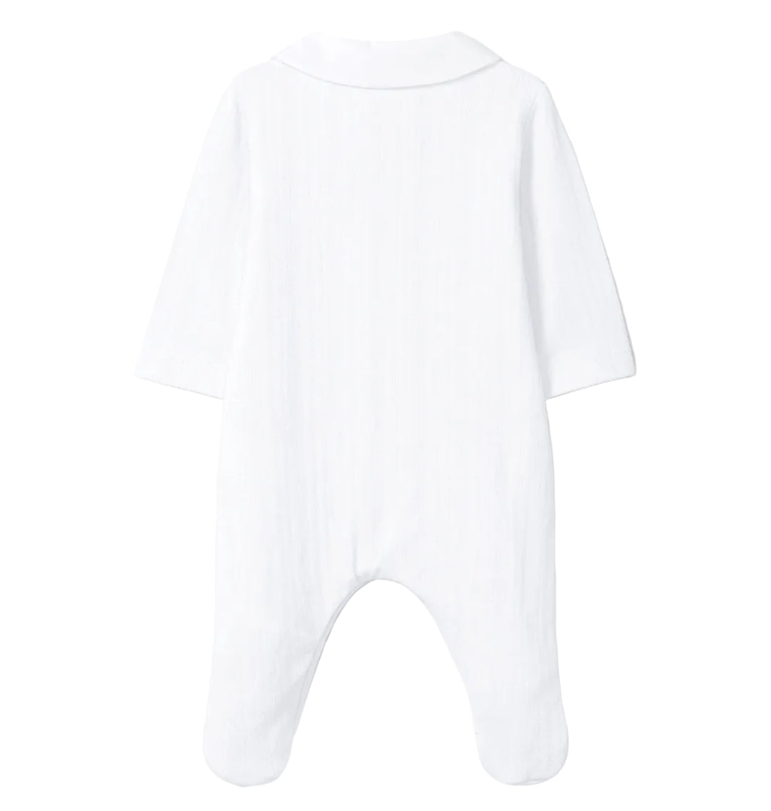 Babypakje met ajour details Laraninha wit 
