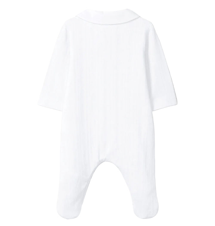 Babypakje met ajour details Laraninha wit 
