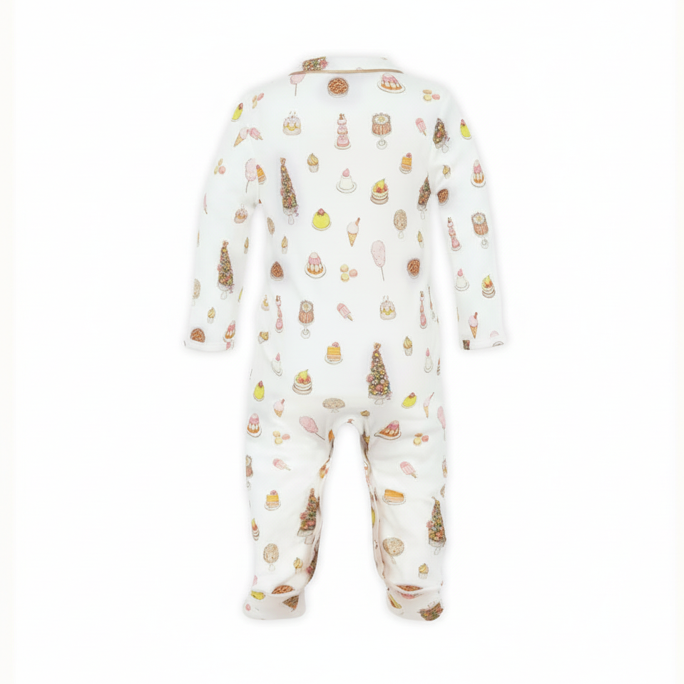 Babypakje met taartjes, macaron, suikerspinnen en zoetigheid van het merk Atelier Choux