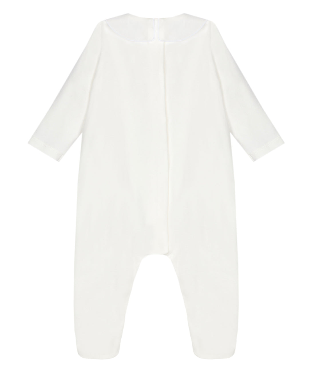 Achterkant van uniseks babypakje met beertjes van Patachou