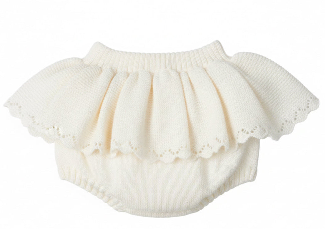 Mac ilusion gebreide bloomer in offwhite roze 