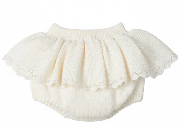 Mac ilusion gebreide bloomer in offwhite roze 