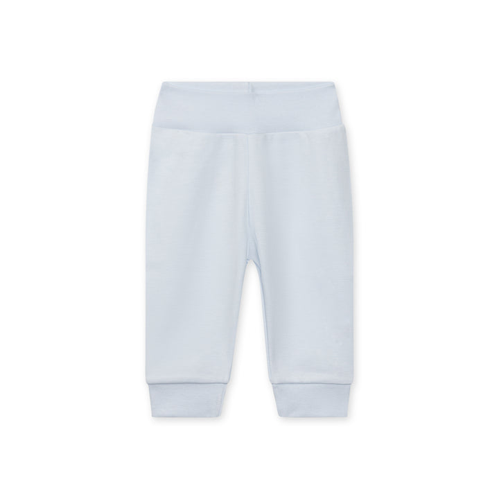 Lichtblauw basic babybroekje van Baby gi