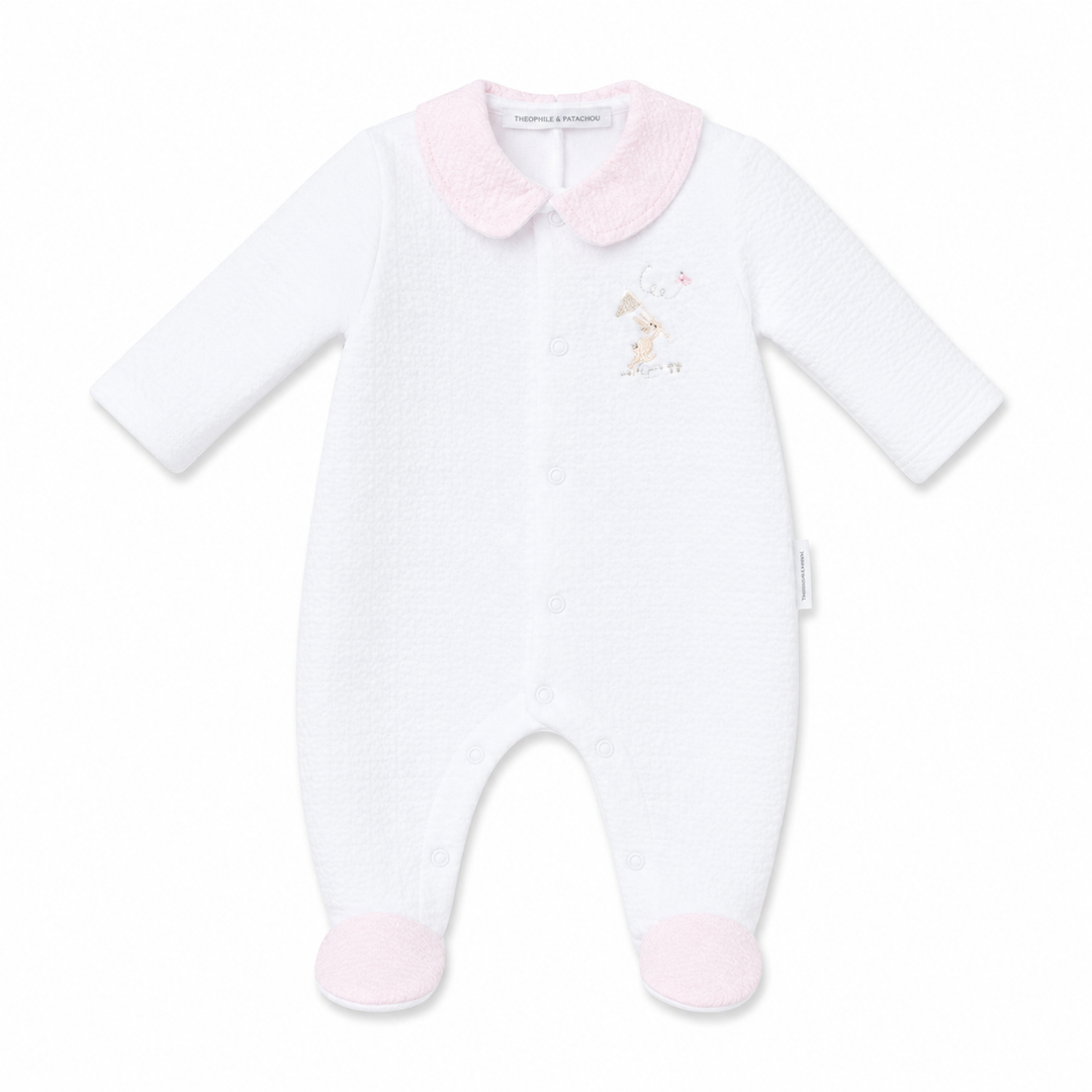 Theophile et Patachou babypakje met kraag uit de Garden Party Collectie