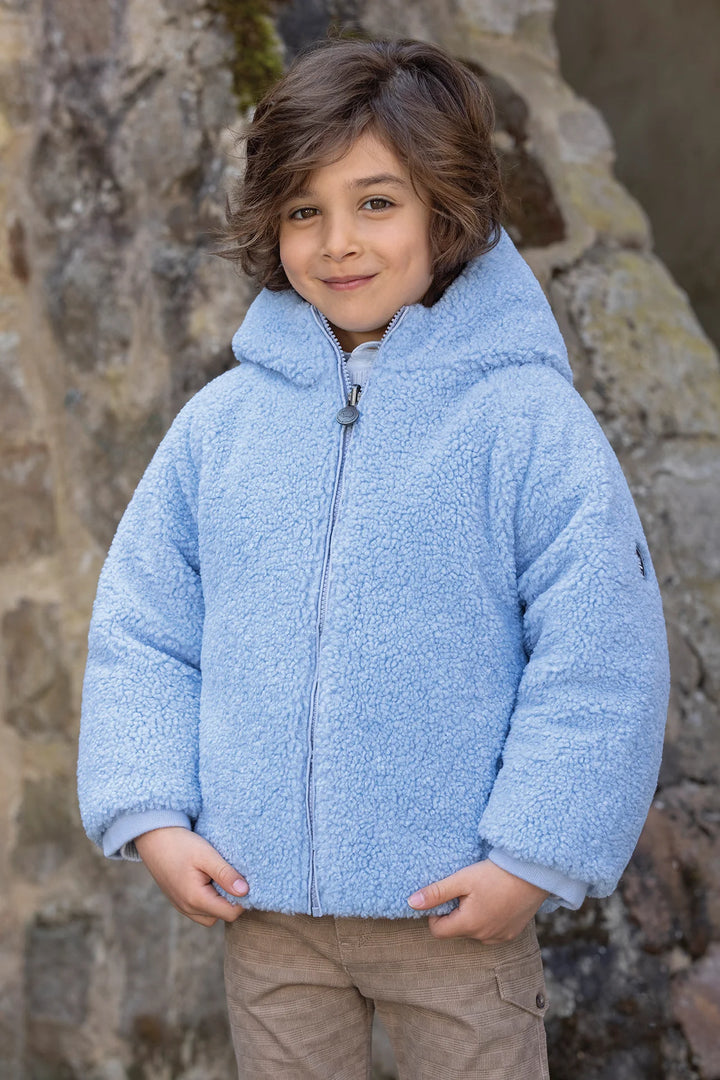 Tartine et Chocolat Reversible Winterjas Baby & Jongen – Lichtblauw