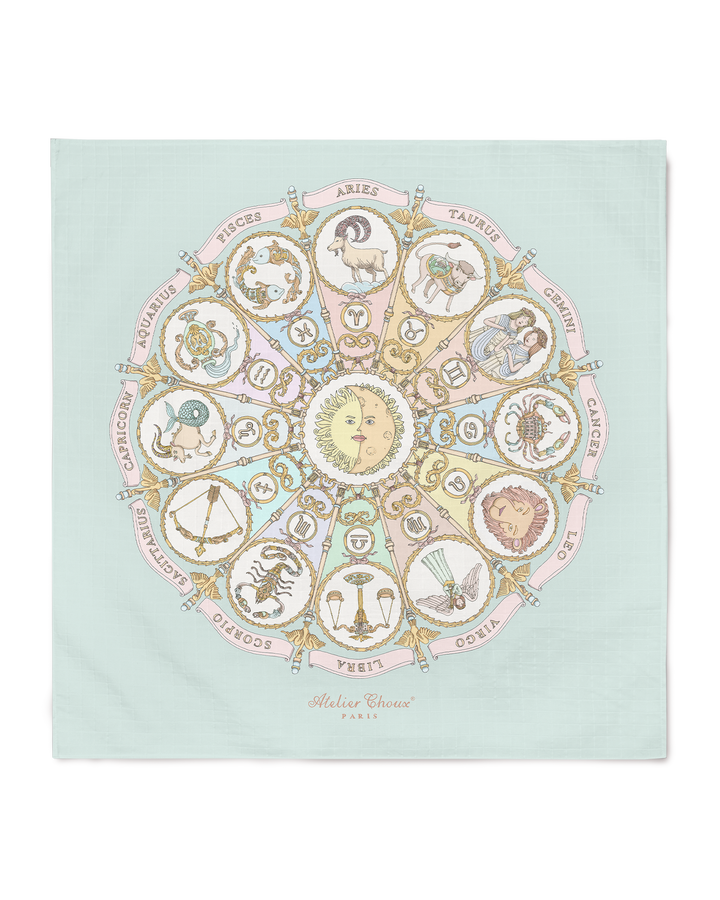 Carre Zodiac blue - Atelier Choux