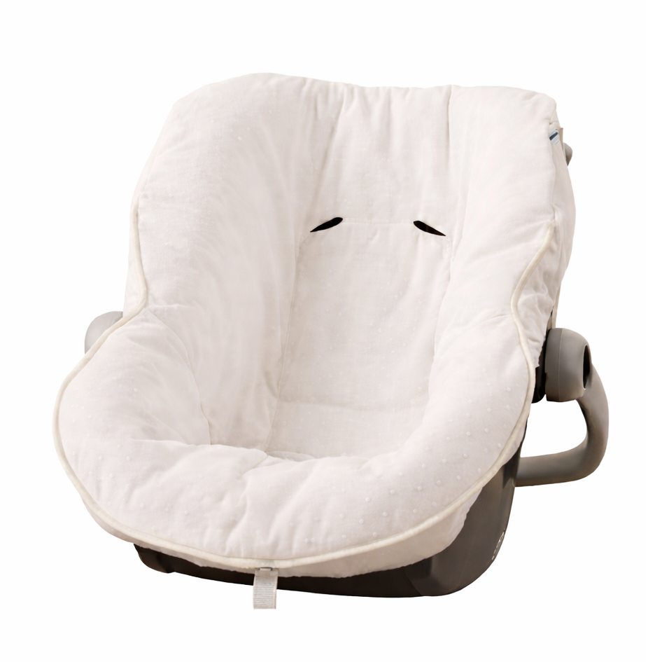 Plumenti katoenen cubes autostoel hoes 