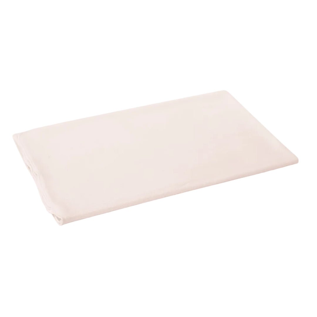 Katoenen ajour deken in peach pink