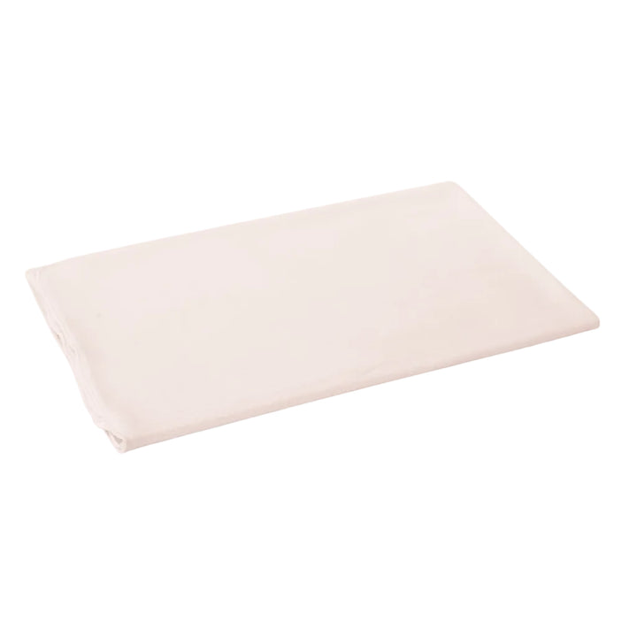 Katoenen ajour deken in peach pink