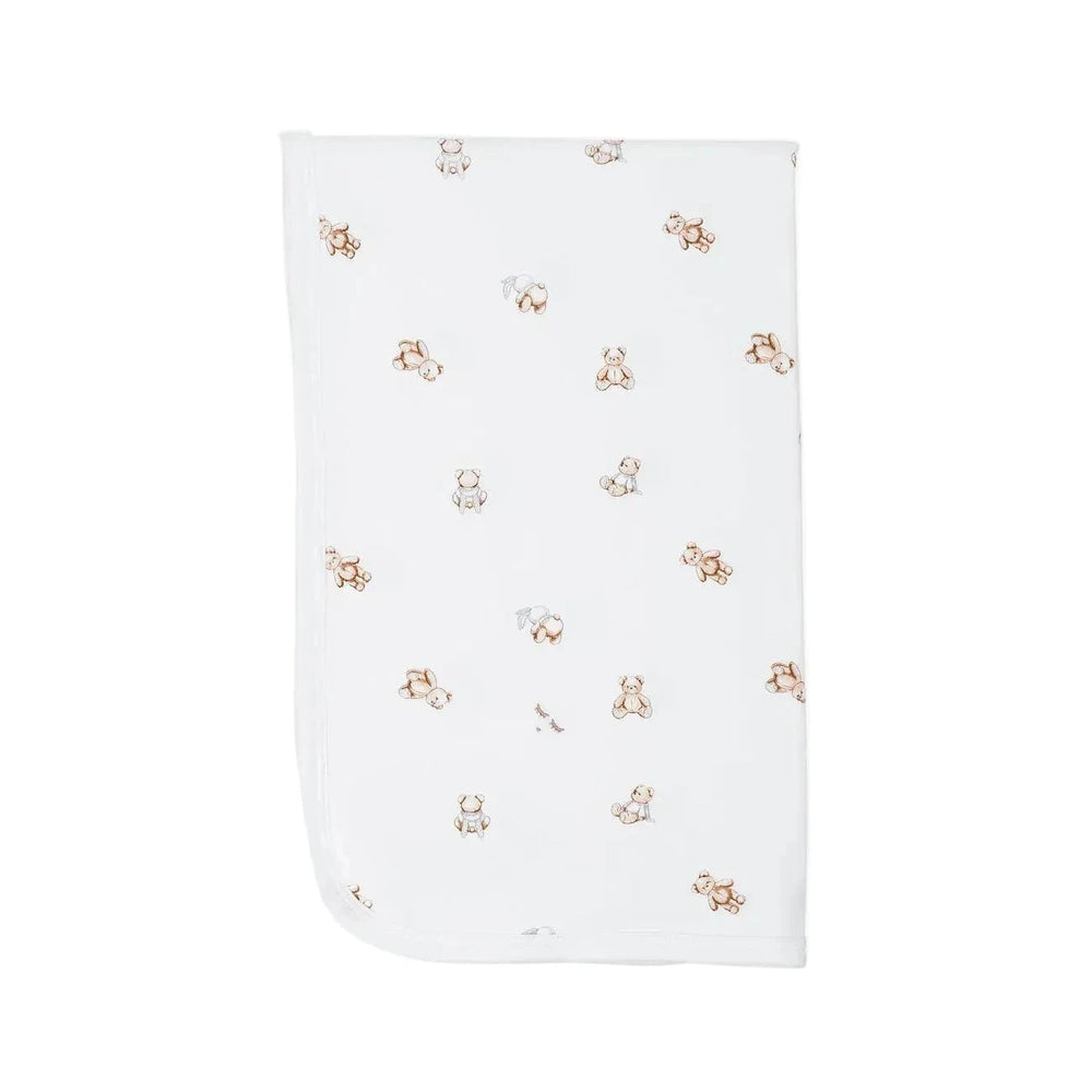 Livly deken met teddy print in Pima kraken 