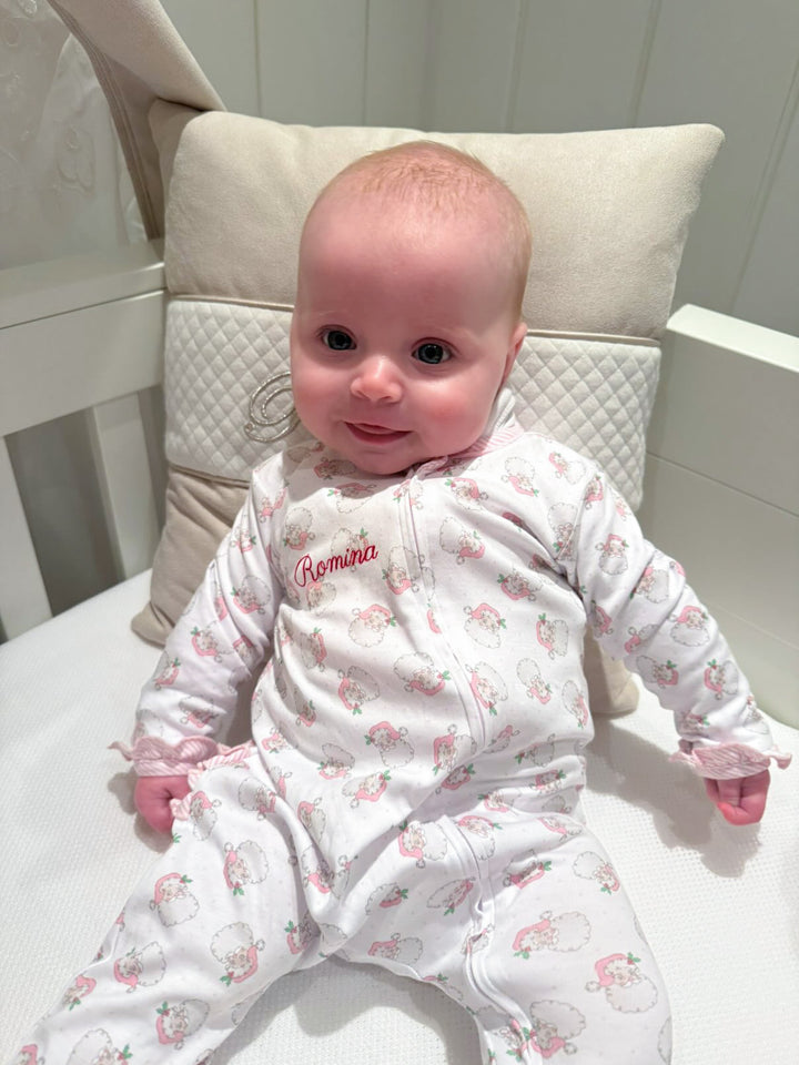 Babypyjama Kerstman (meisje) - Little Mack
