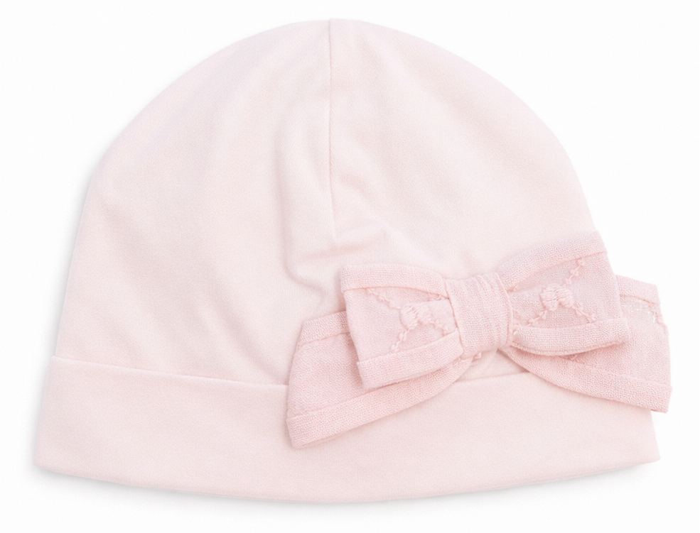 First My First Collection babymuts roze met strik