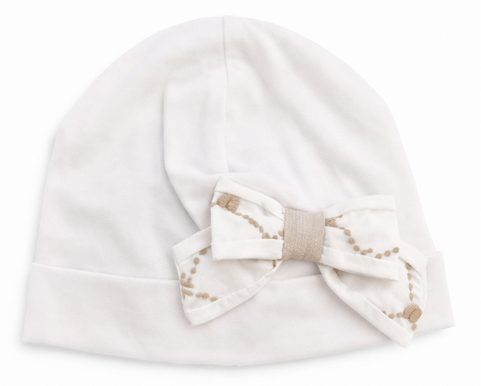 First My First Collection babymuts wit met strik