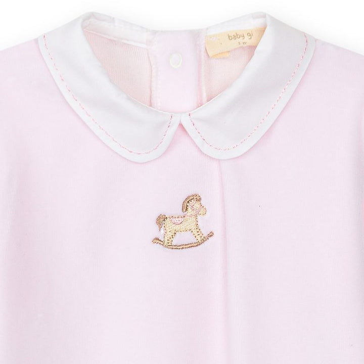 Baby Gi Velours Boxpakje met Hobbelpaardje