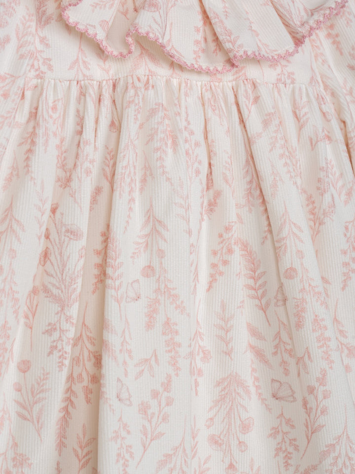 Patachou Jurk Toile de Jouy Vlinderprint Roze