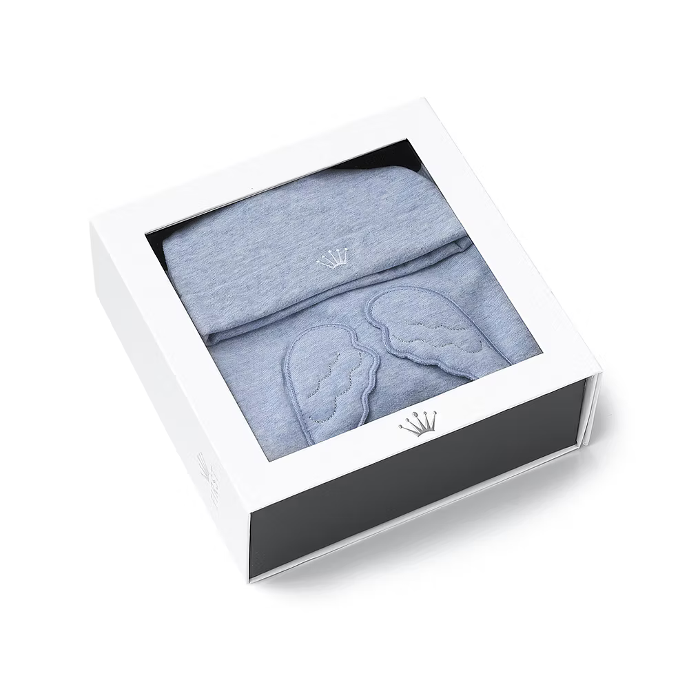 Geboorteset: Babypakje + Mutsje Angel Wings - First (My First Collection)