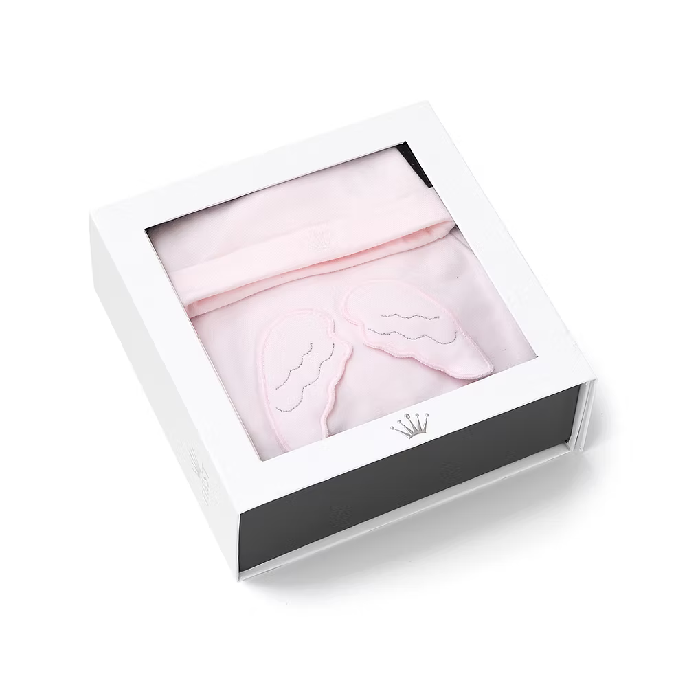 Geboorteset: Babypakje + Mutsje Angel Wings - First (My First Collection)