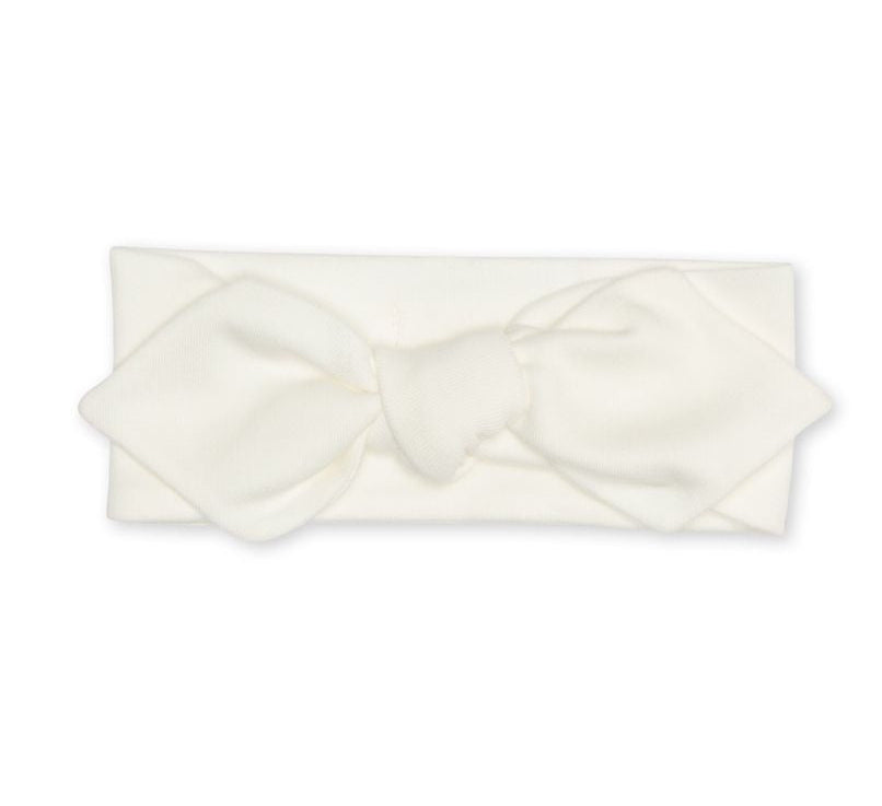 Haarband in offwhite te knopen van Baby Gi 