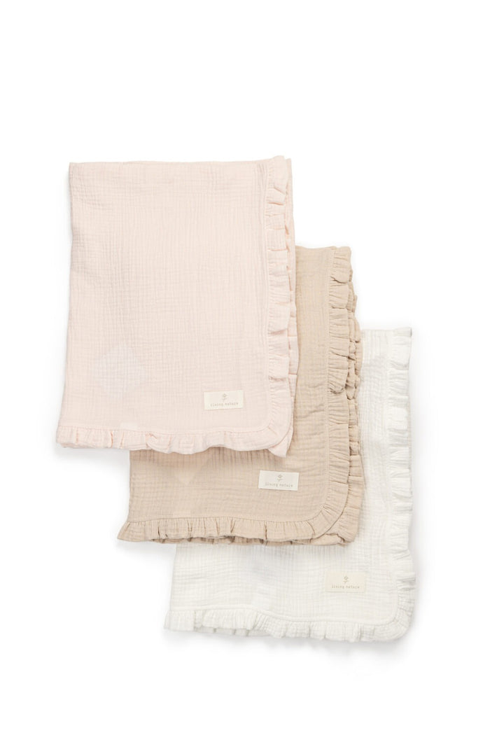 Hydrofiel XL (120x120) met ruffle - Little Mack