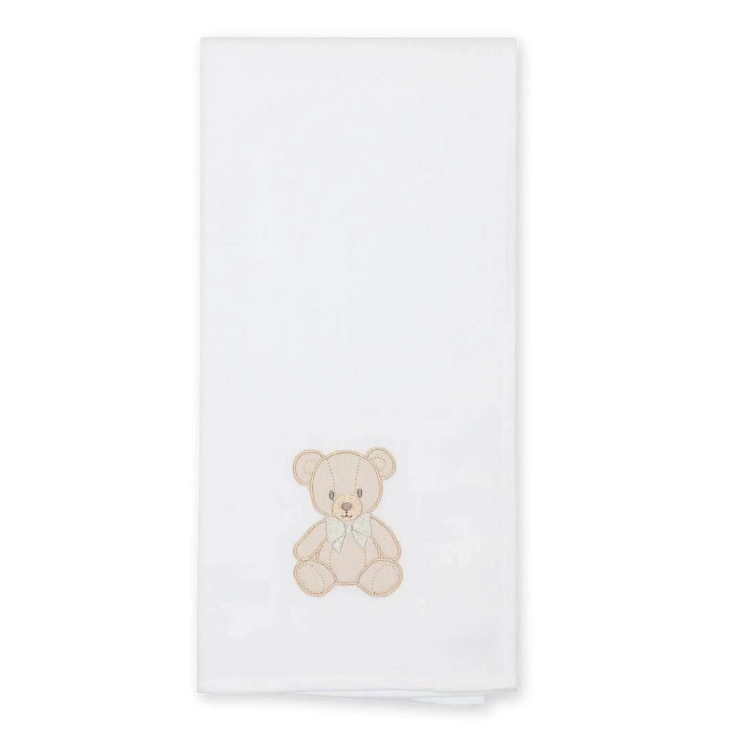 Witte hydrofiele doen met teddybeer van Baby Gi
