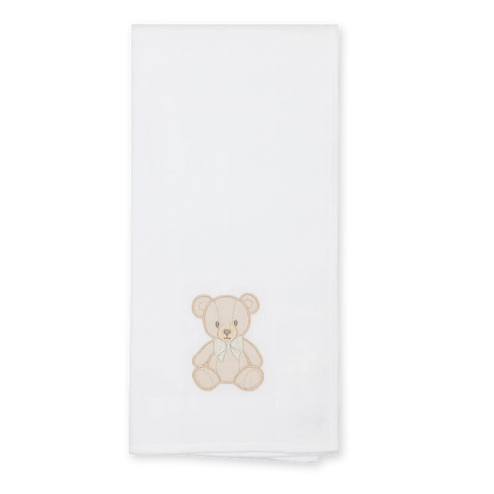 Witte hydrofiele doen met teddybeer van Baby Gi