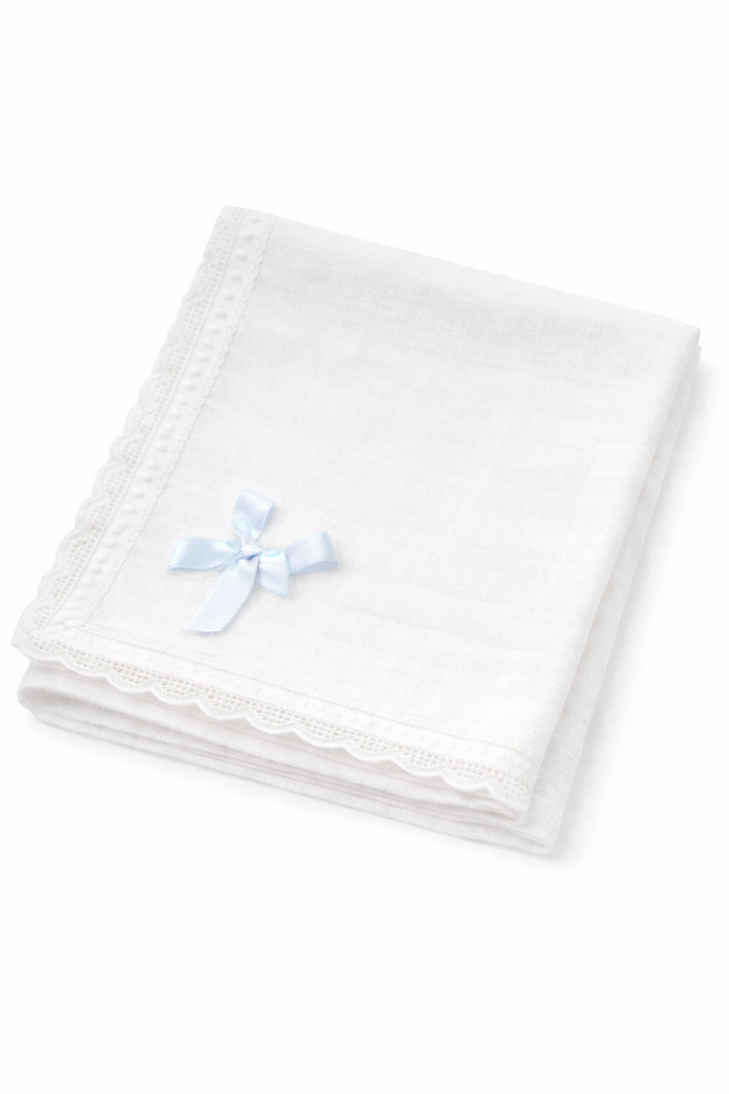 Hydrofiele doek met lichtblauwe strik van Babidu