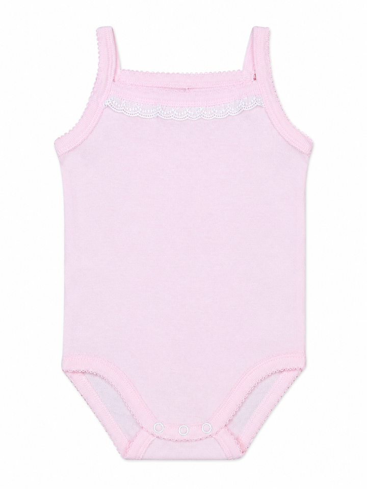 Romper spaghetti bandjes broderie - Babidu