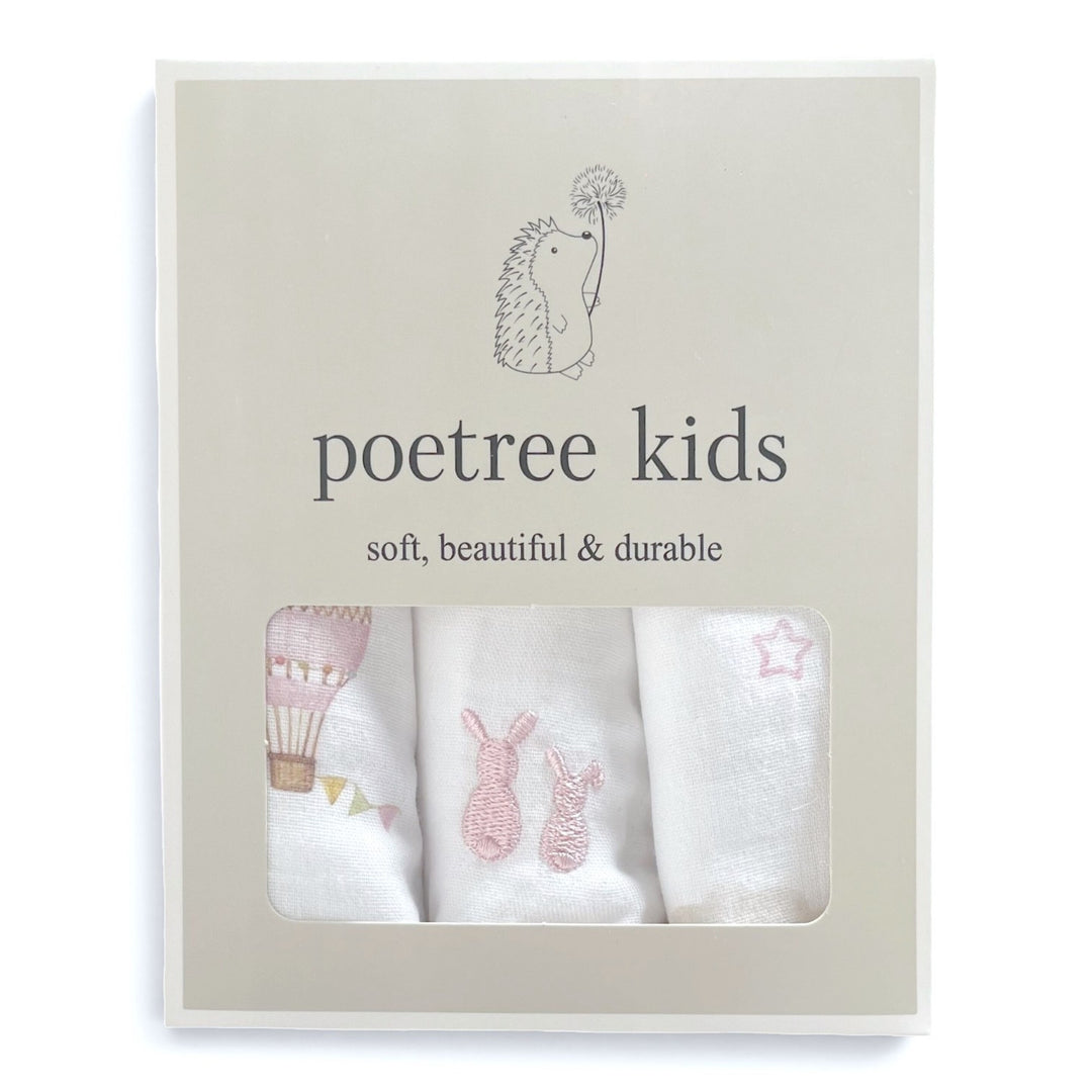 Hydrofiele doekjes box 3 stuks - Poetree Kids