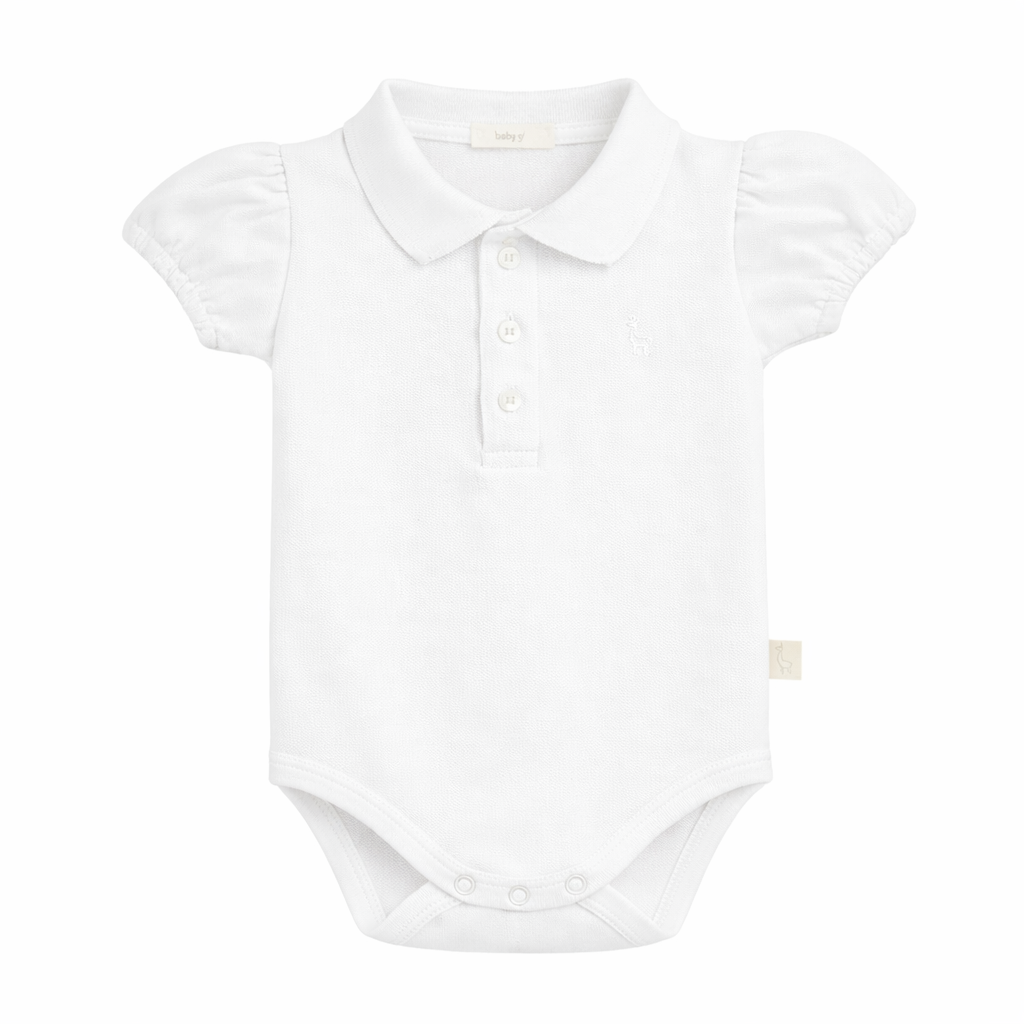 Romper polo pofmouwtjes  - Baby Gi