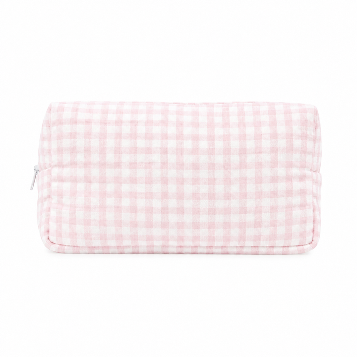 Gepersonaliseerd Vichy Toilettasje met Naam