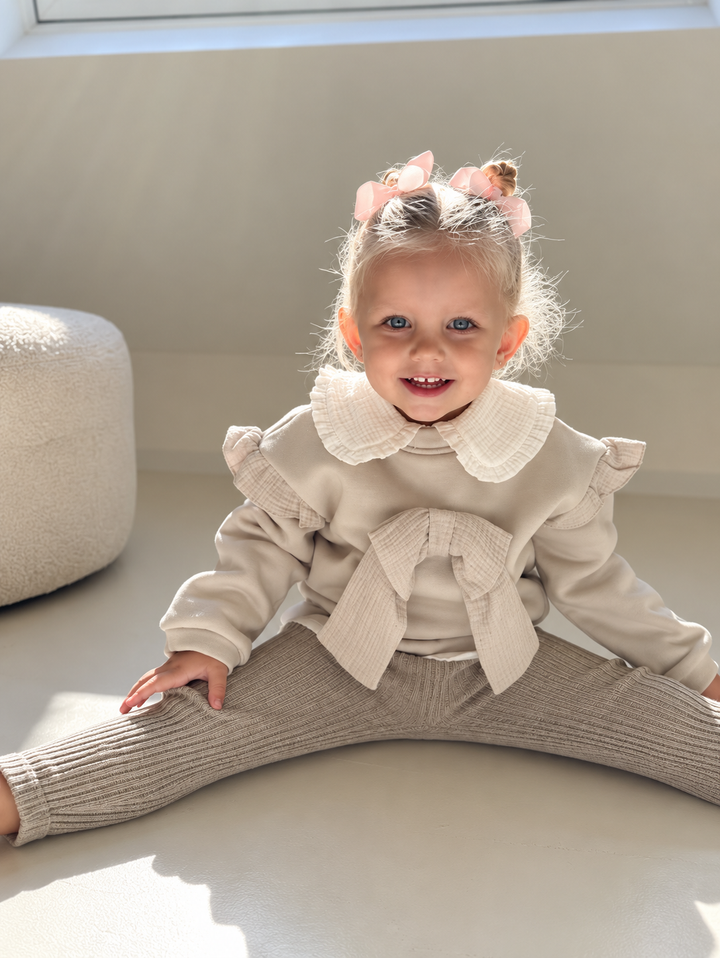 Martin Aranda Sweater met Strik & Ruches