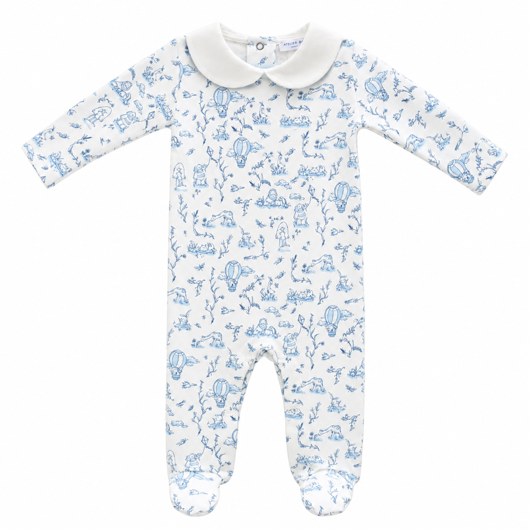 Atelier Babbi Tuta neonato Toile de Jouy - maschi & femmine