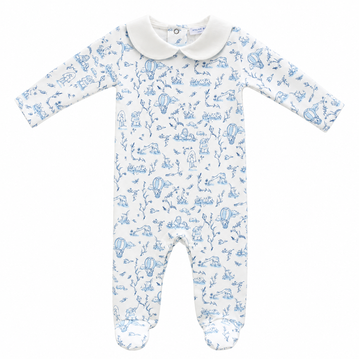 Atelier Babbi Tuta neonato Toile de Jouy - maschi & femmine