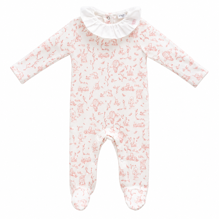 Atelier Babbi Tuta neonato Toile de Jouy - maschi & femmine