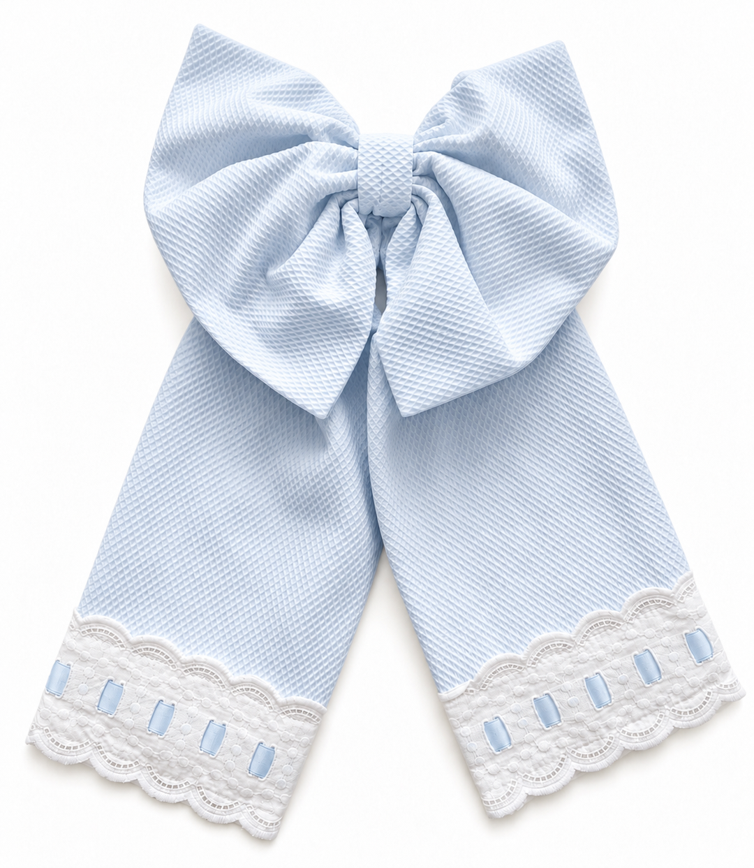 Pique Embroidery Bow personalized with name - Little Mack