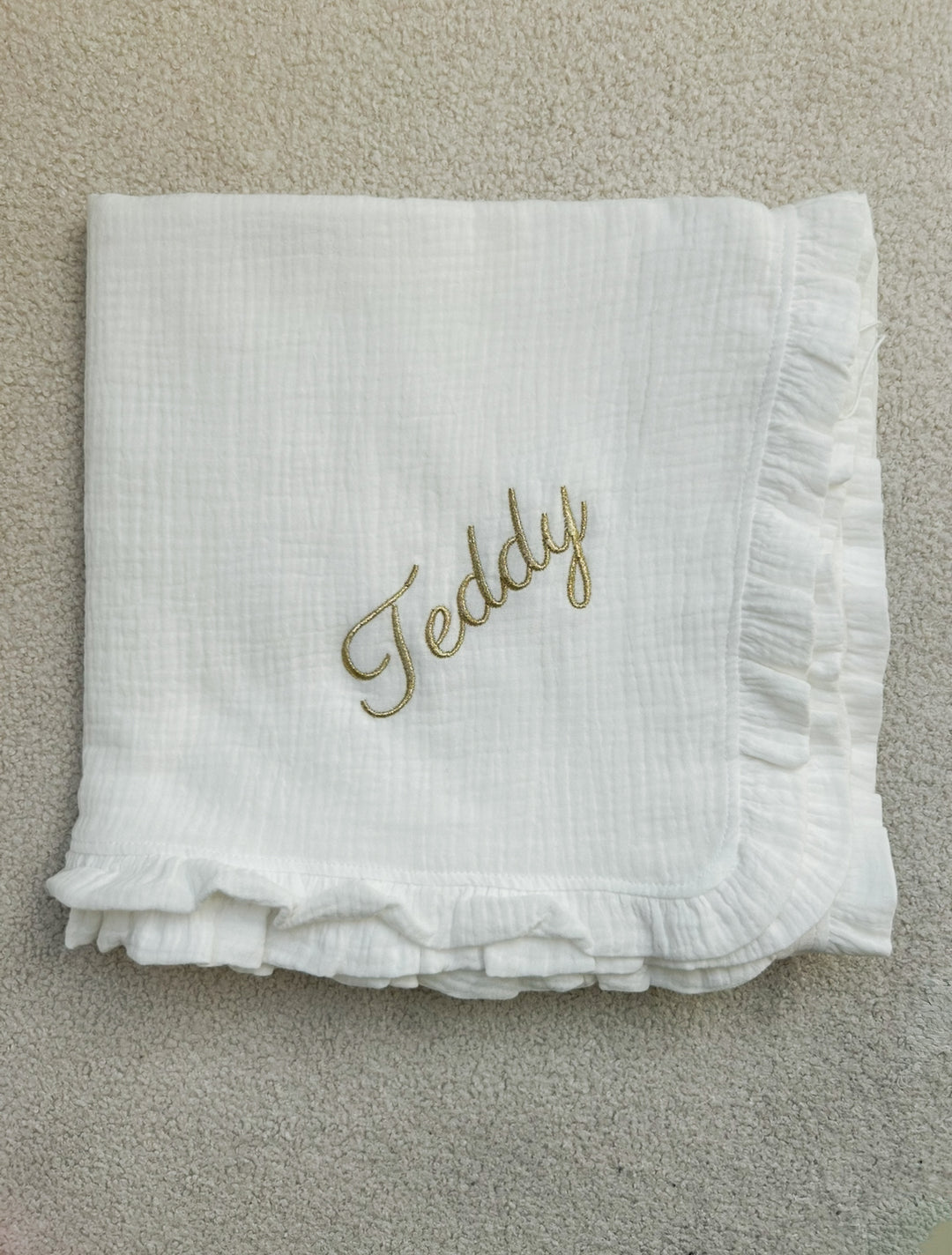 Hydrofiel XL (120x120) met ruffle - Little Mack