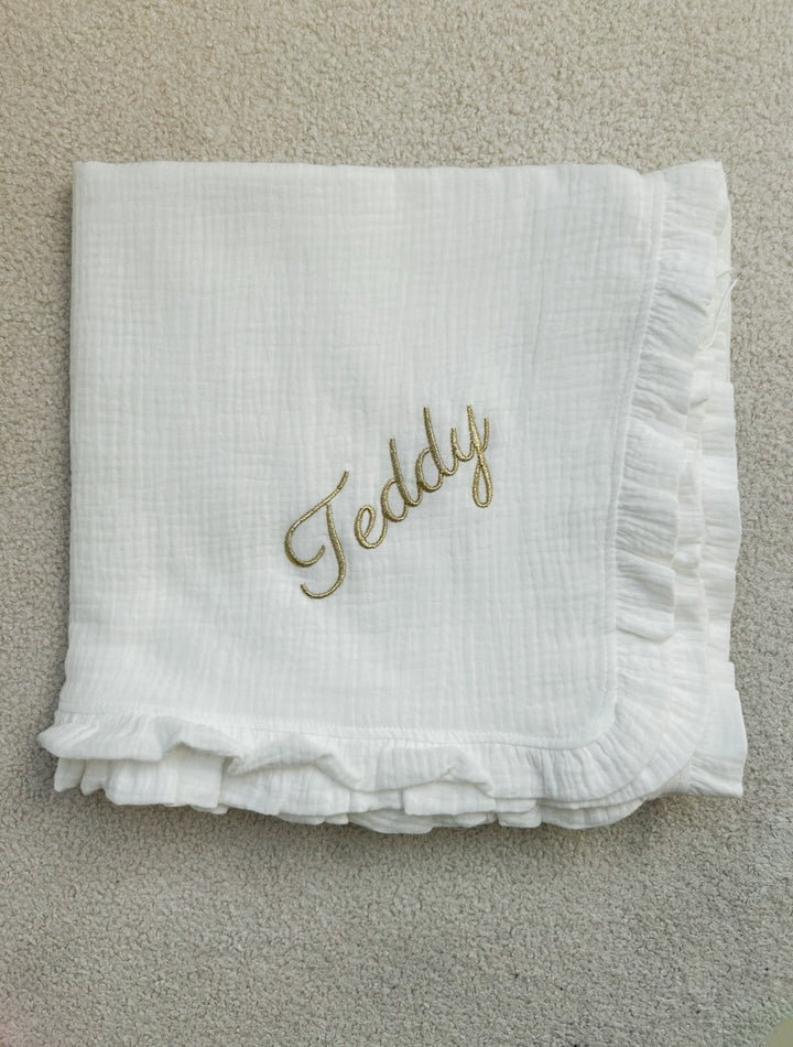 Hydrofiel XL (120x120) met ruffle - Little Mack