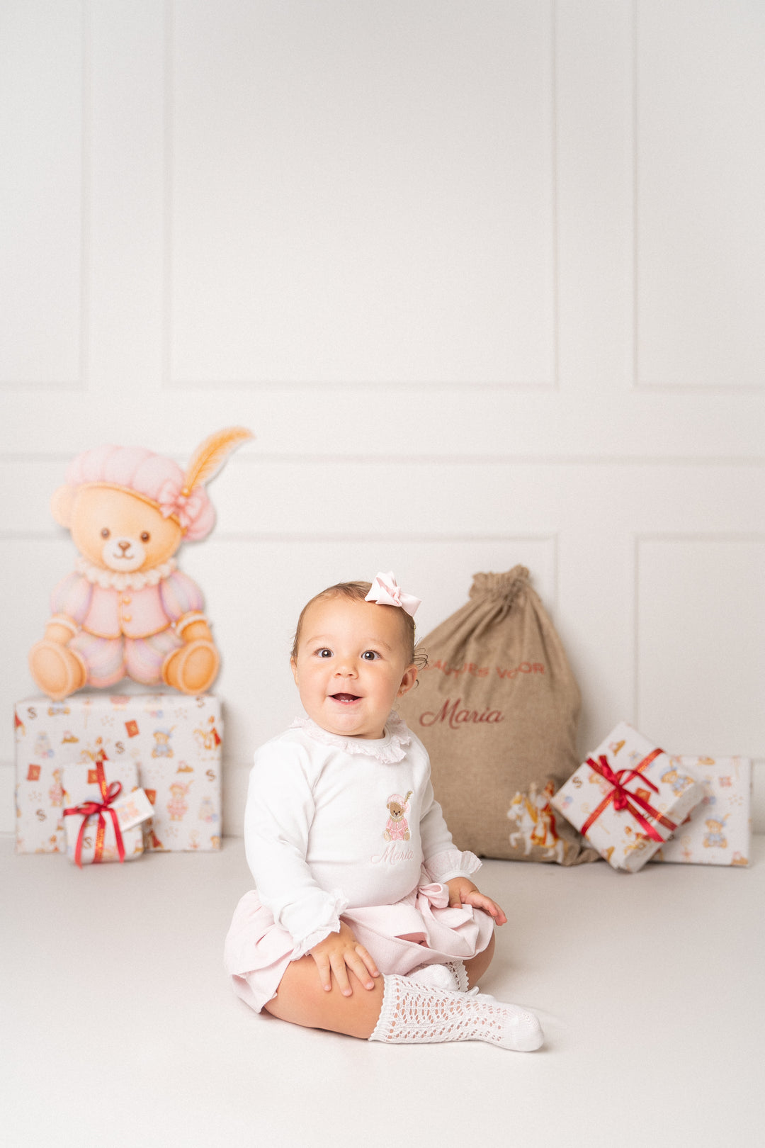 Little Mack Rib Bloomer met Ruches & Strik