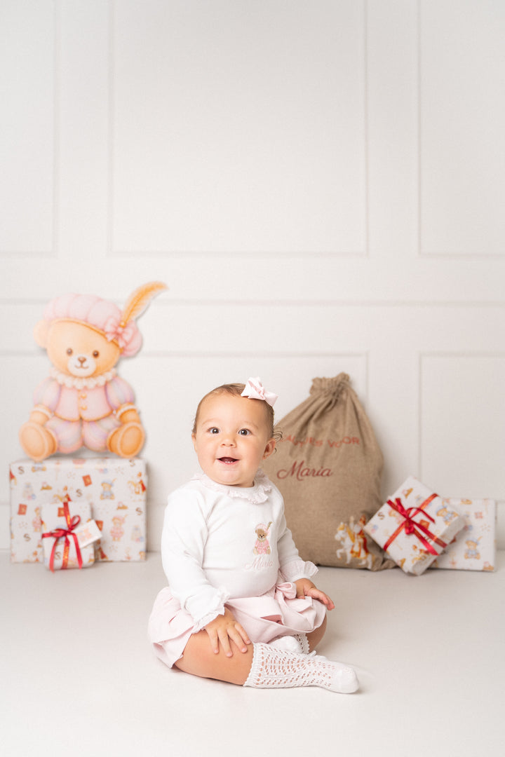 Little Mack Rib Bloomer met Ruches & Strik