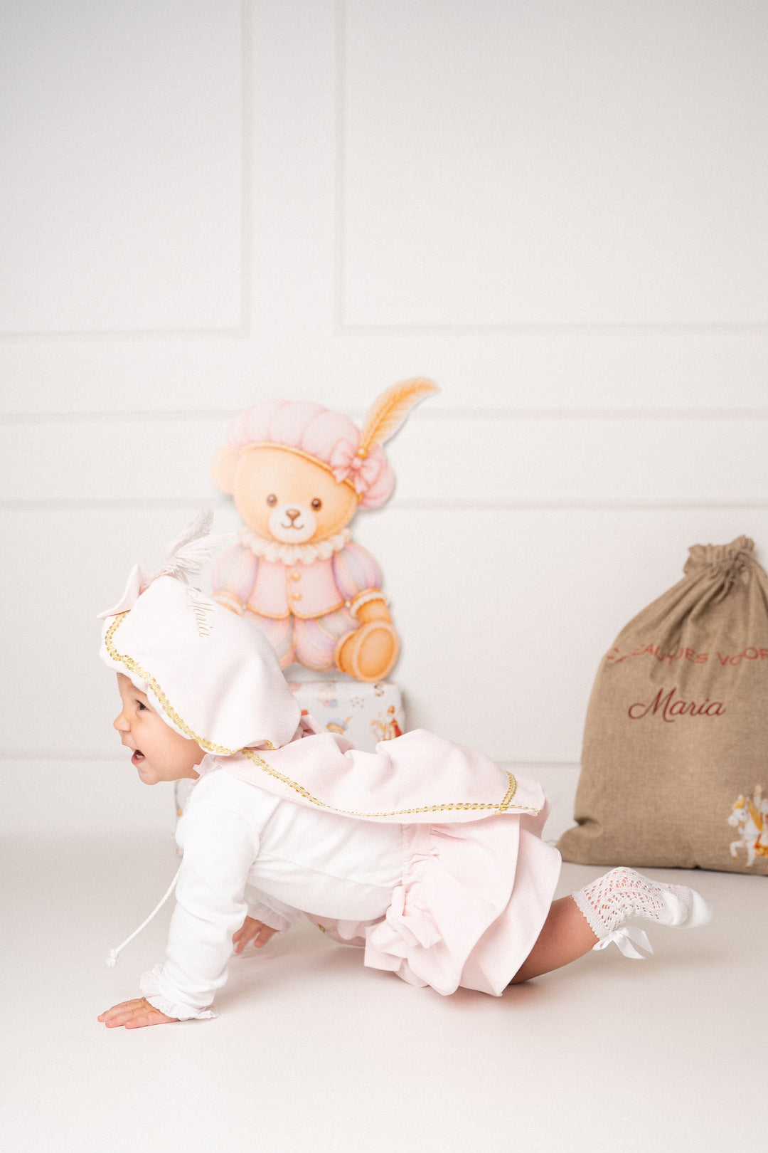 Little Mack Rib Bloomer met Ruches & Strik