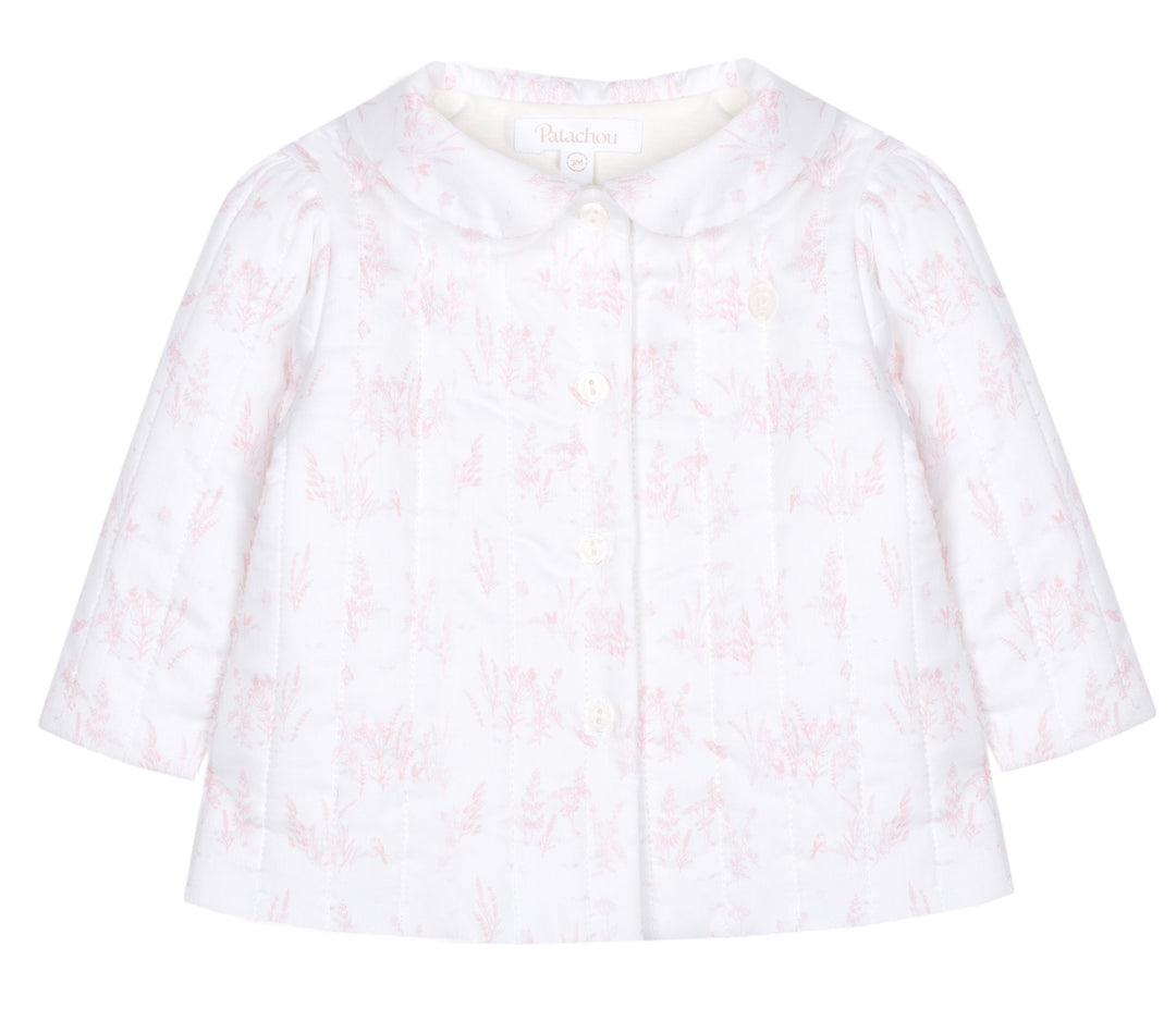 Jasje met botanische Toile de Jouy print 