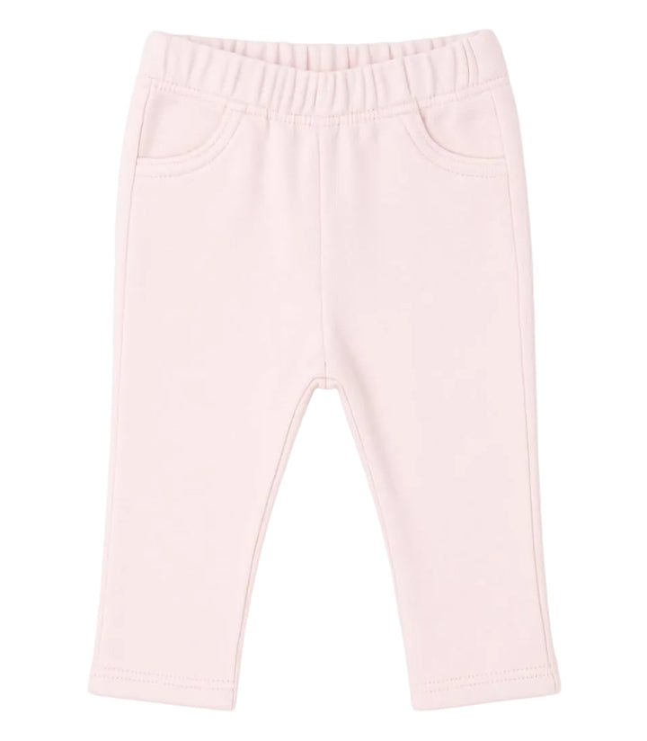Bais joggingbroekje met fake zakjes in lichtroze van het merk babidu