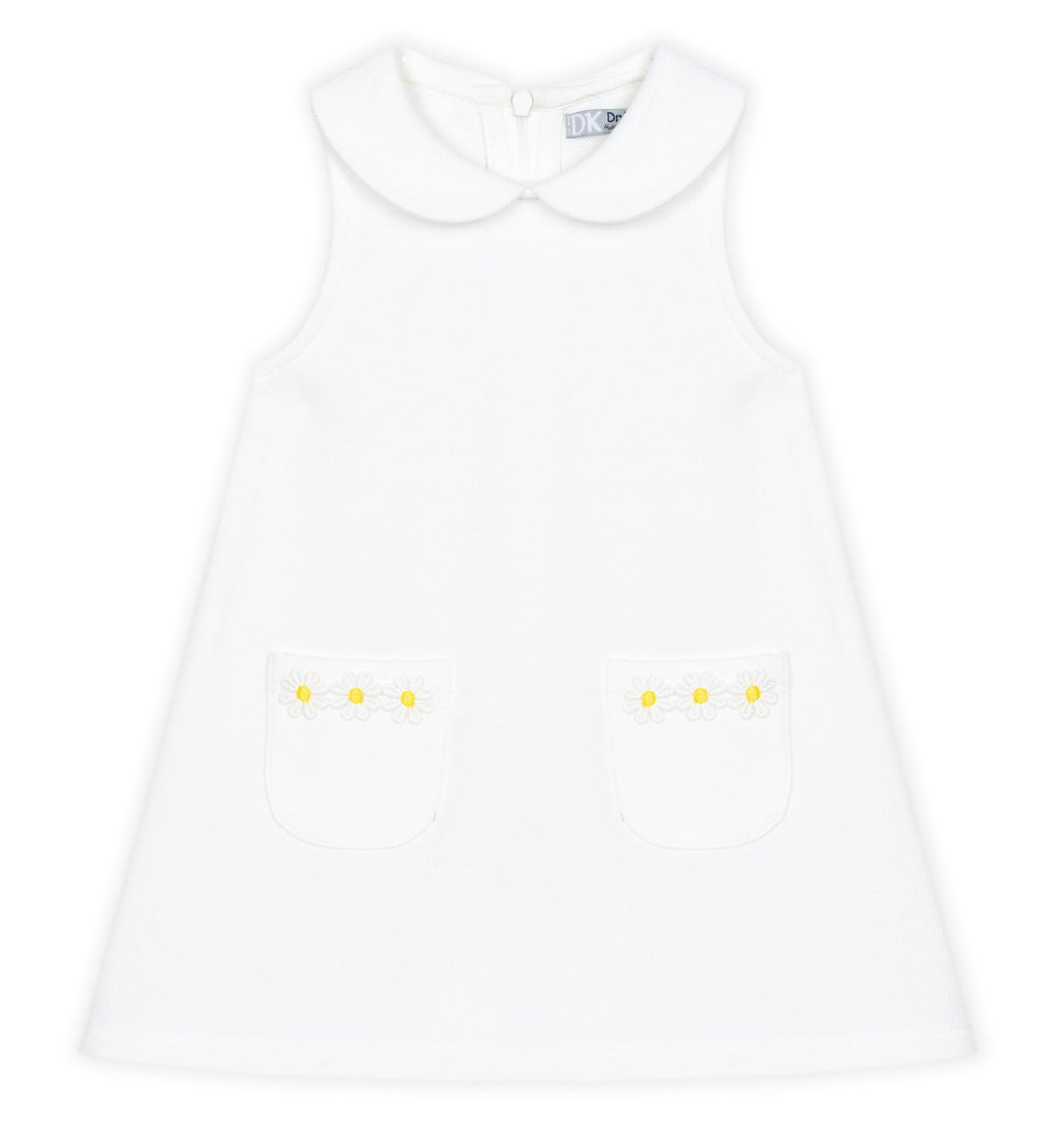 A-lijn jurkje met madeliefjes van Dr. Kid