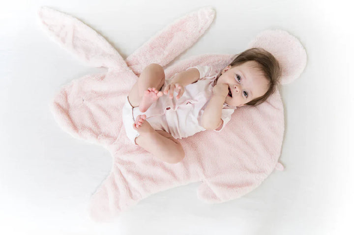 Lichtroze moppie XXL doudou dekentje - Dimpel