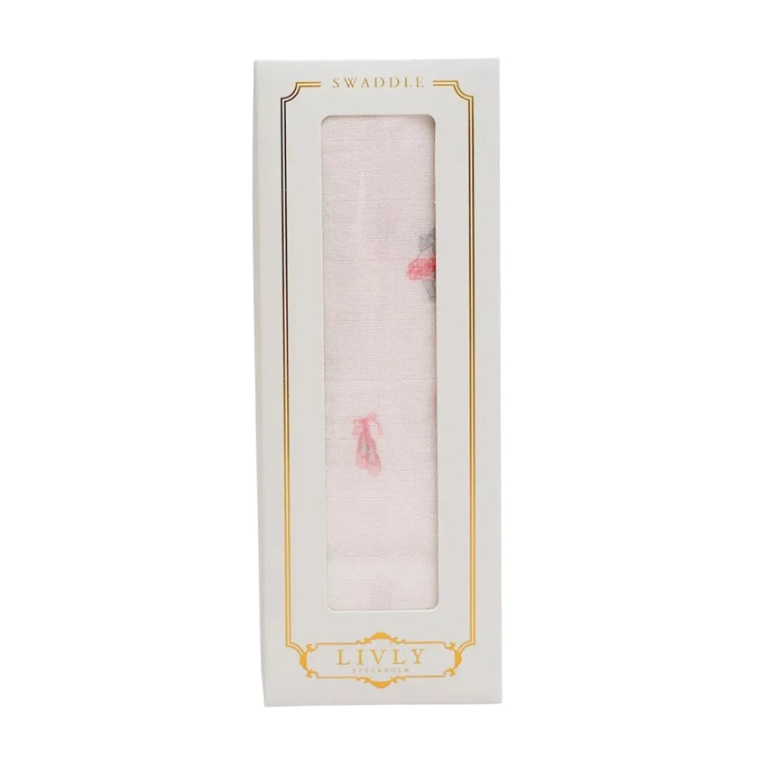 LIVLY Ballerina Swaddle Hydrofiele Doek – 120 x 120 cm