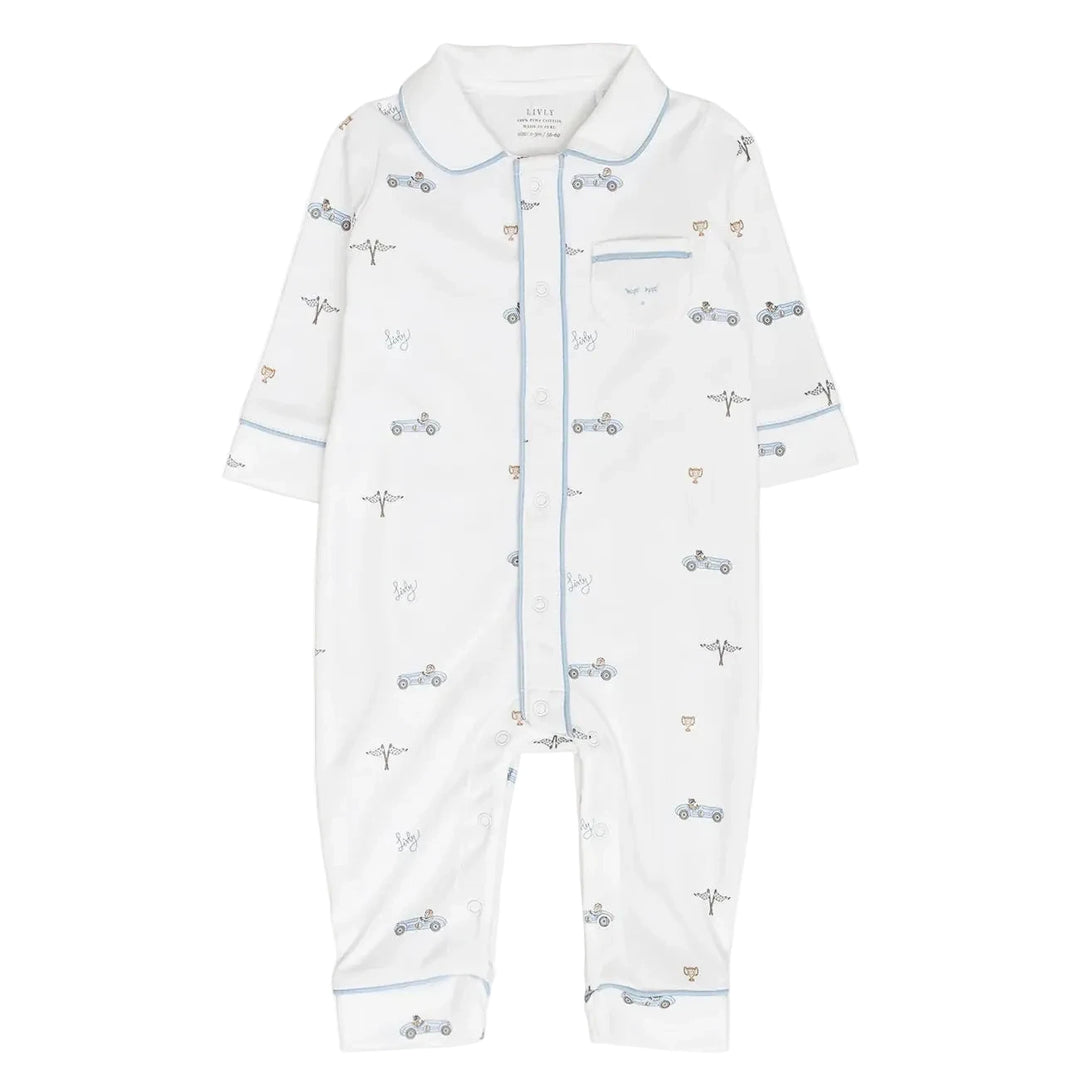 livly jongens pyjama met auto's
