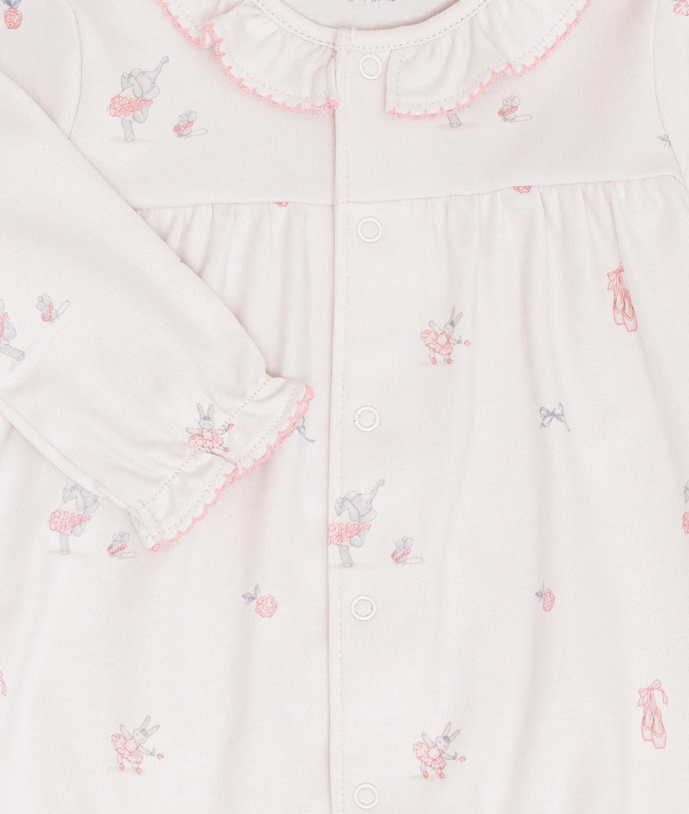 details van pajama met ballerina olifant in lichtroze van livly
